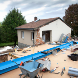 Extension de maison avec véranda-salle à manger Noyon